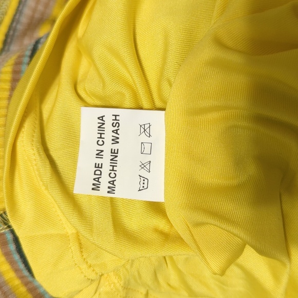 NWT Olivaceous striped tube to, Small - Picture 5 of 5